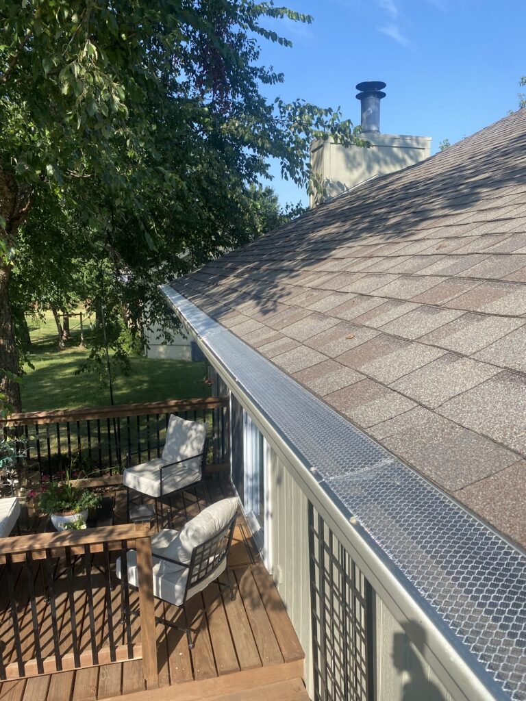 Xtreme guard installation in Kearney, Missouri by Gutter Tech